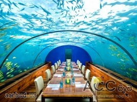 Отель под водой Conrad Maldives Rangali Island Hotel