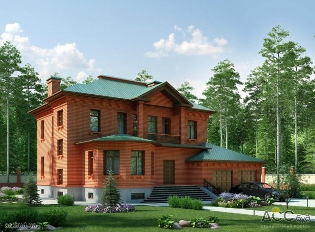 Красивый дом из кирпича - 75 фото Красивые дома: фото внутри и снаружи
