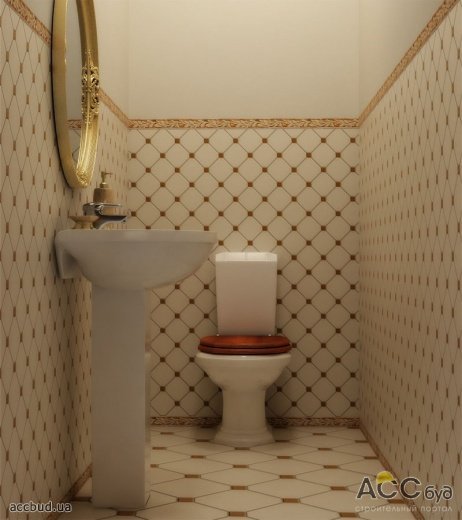 Туалет в классическом стиле