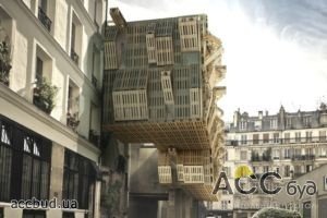 В Париже может появиться необычное общежитие из поддонов 