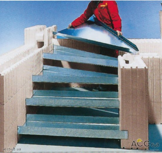 Лестницы: установить опалубку для ступенек и залить бетоном одновременно с опалубкой стен (Фото: ИЗОПЛАСТ-СИСТЕМ)
