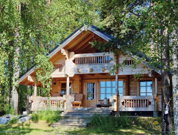 Финский деревянный дом фото