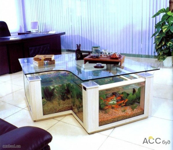 кабинет с аквариумом