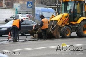 С потеплением ожидается возобновление работ по ремонту киевских дорог
