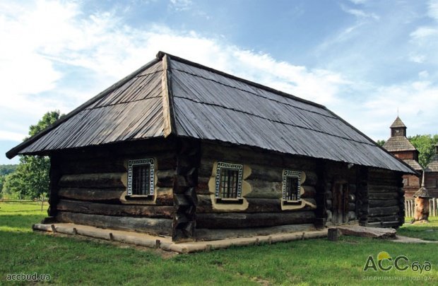 Украинская деревянная хата фото