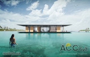 Архитектура будущего: дизайнерский дом на воде