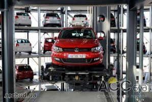 Многоуровневый паркинг из элеватора для Volkswagen