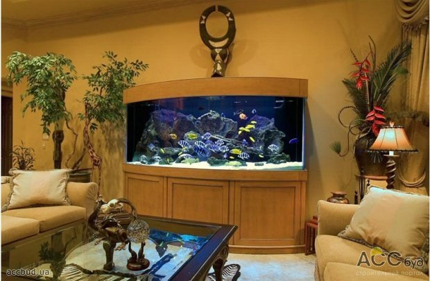 аквариум в гостиной