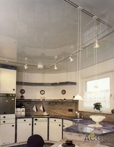 подвесной потолок на кухне фото 