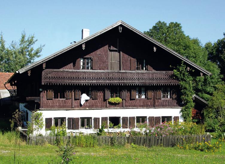Деревянный дом в баварском стиле