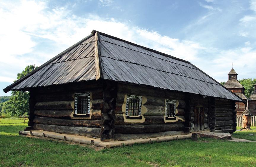 Украинская деревянная хата