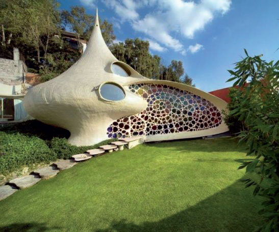 Дом-ракушка Nautilus (Мехико, Мексика)