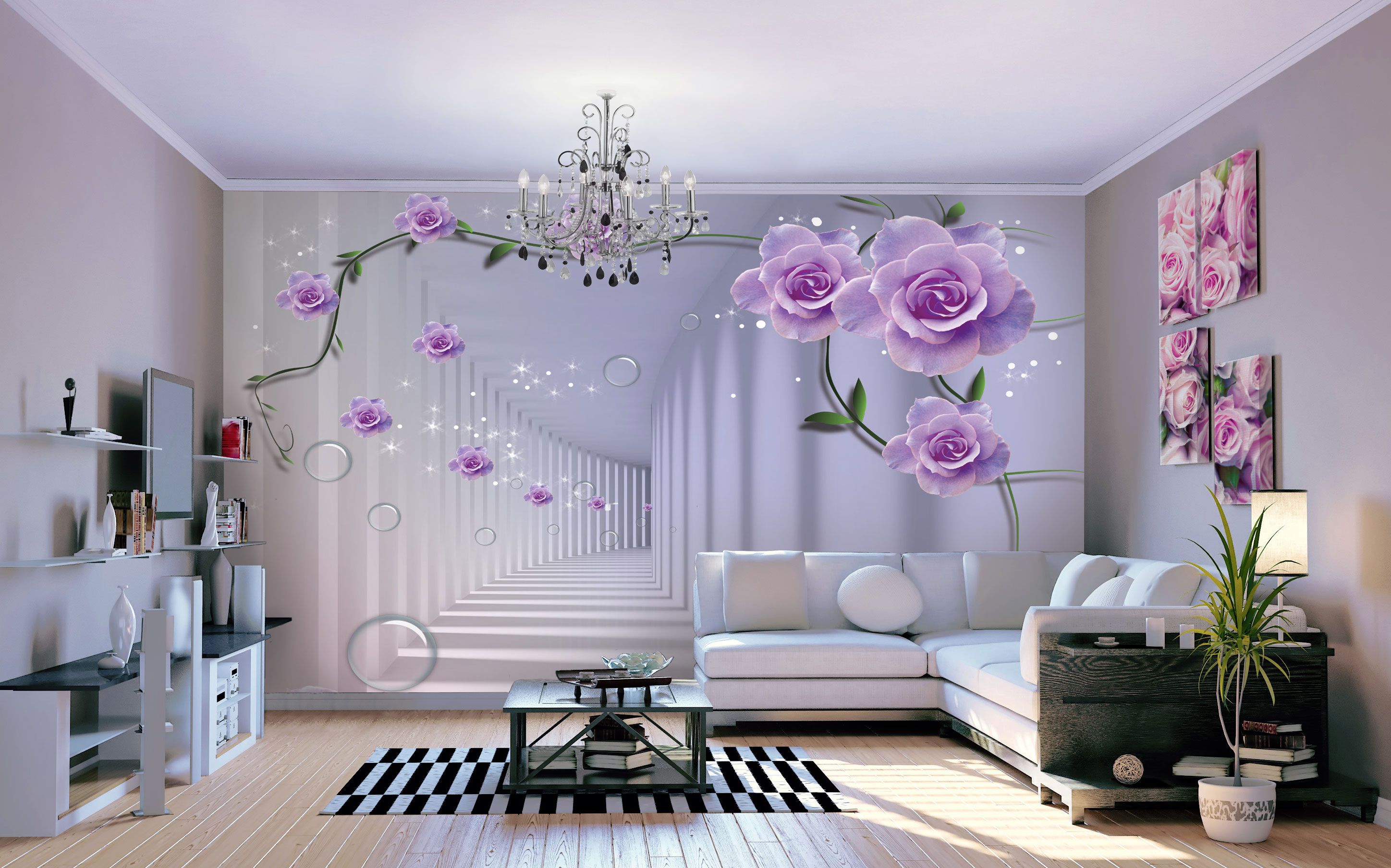 Фотообои 3д - модное решение для Ваших стен | Обои | Декор | Дизайн .